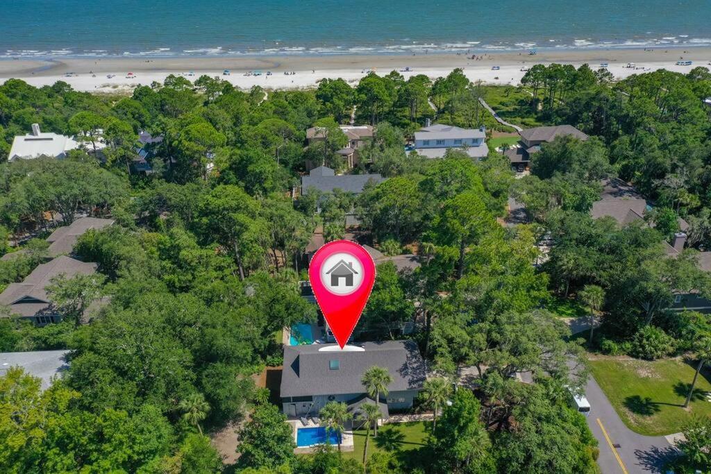 Luxury Beach House - 2Min Walk To Beach - Private Pool - Group & Dog Friendly Hilton Head Island Exterior photo