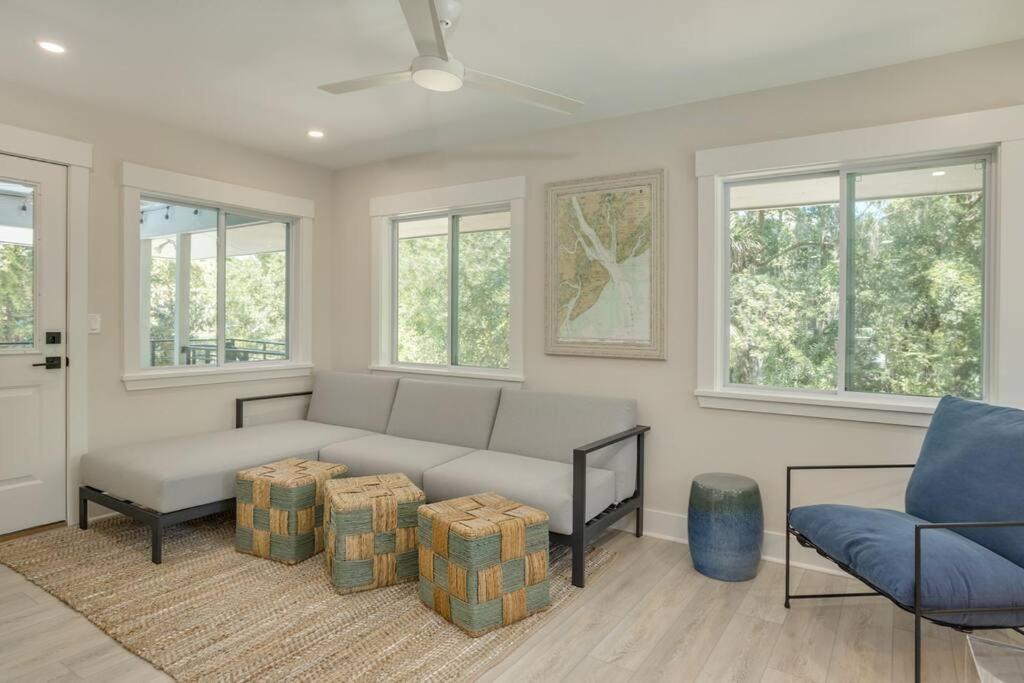 Luxury Beach House - 2Min Walk To Beach - Private Pool - Group & Dog Friendly Hilton Head Island Exterior photo
